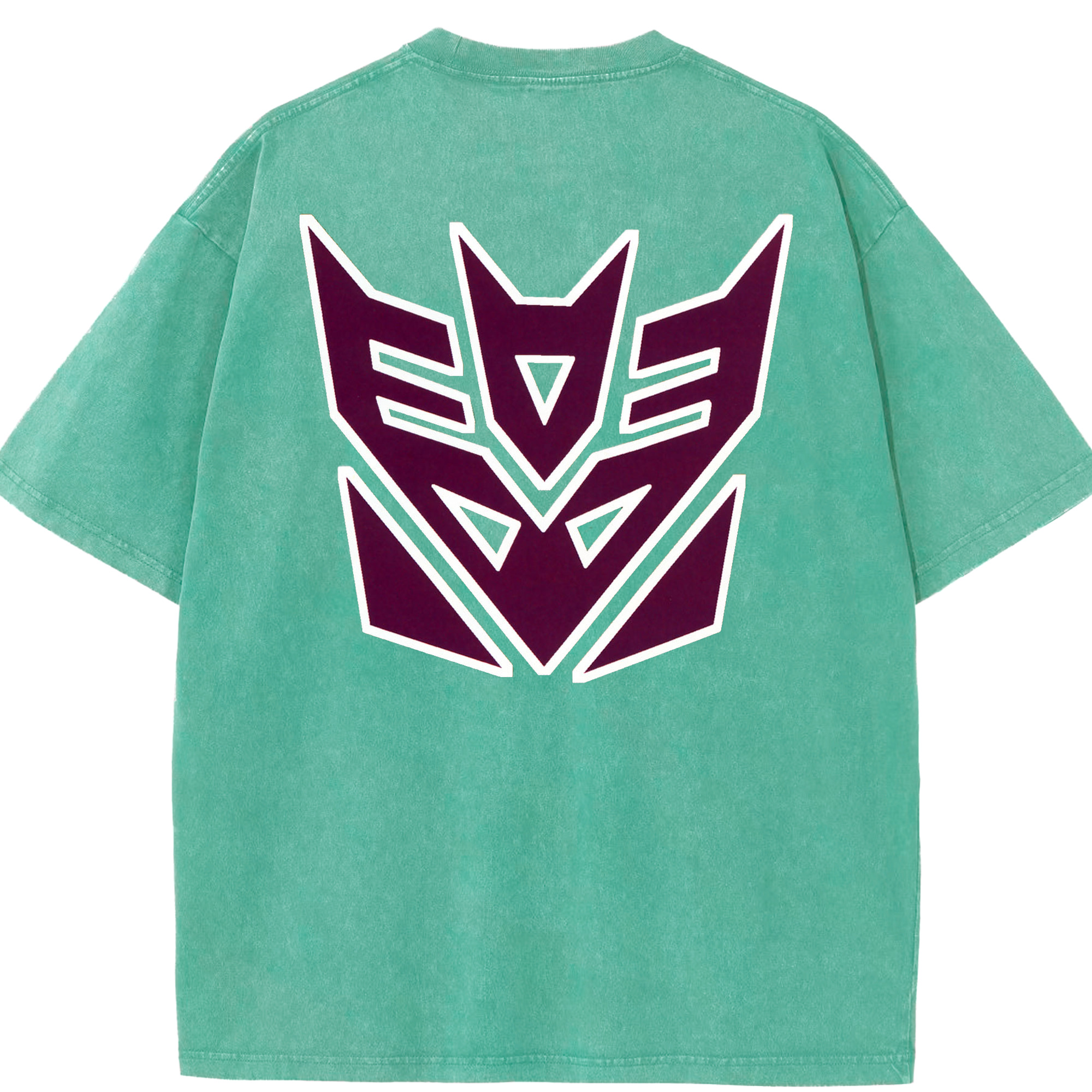 （画像用）  綿100% ヴィンテージ風 半袖Tシャツ（背面プリント）